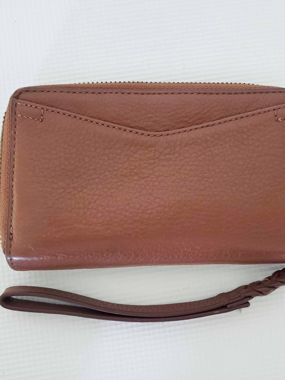 Fossil Brown Leather Wristlet